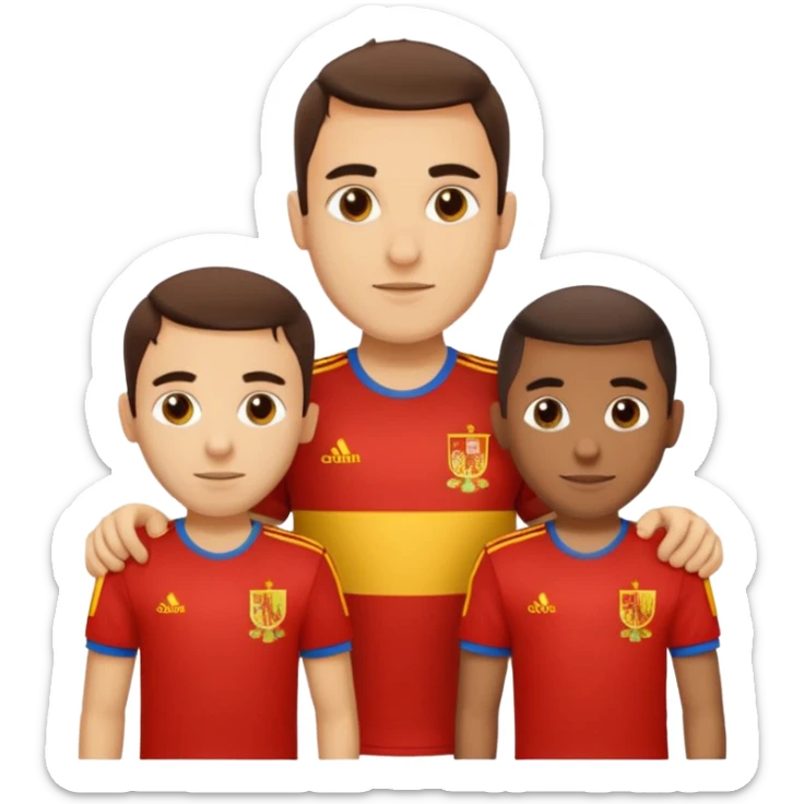 PEDRI Gavi and Lamine Yamal Spain t -shirt uros 2024 sticker