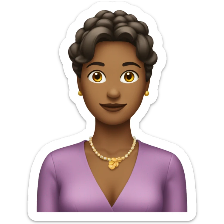 femme trentenaire en train de faire la fete sticker