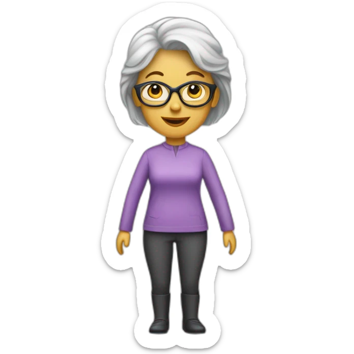 A 50-year-old female occasional electric car user who uses her vehicle mainly for short trips around town. sticker