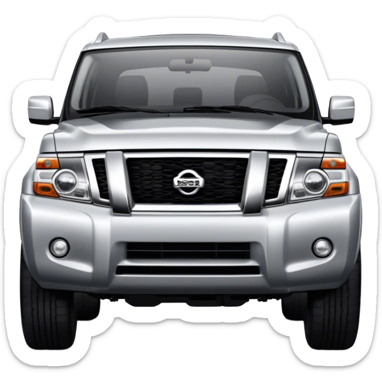 Nissan Patrol y62 - Nissan (Model Year: 2022) (Iconic colour: Silver) sticker
