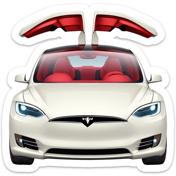 Teslas  sticker