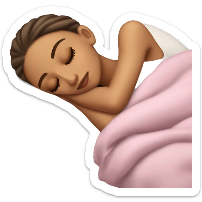 Ariana Grande sleeping sticker