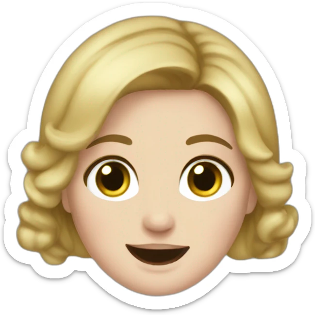 Adele saying hello sticker