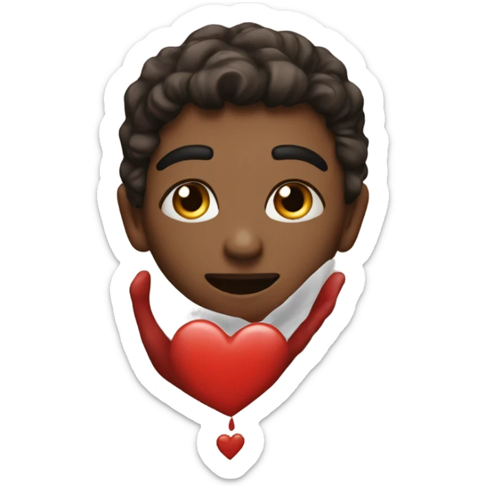 Giving my heart to you; hoping you won’t break it; hoping you don’t leave me sticker