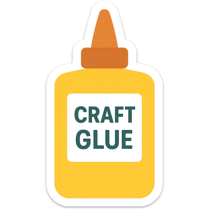craft glue  sticker