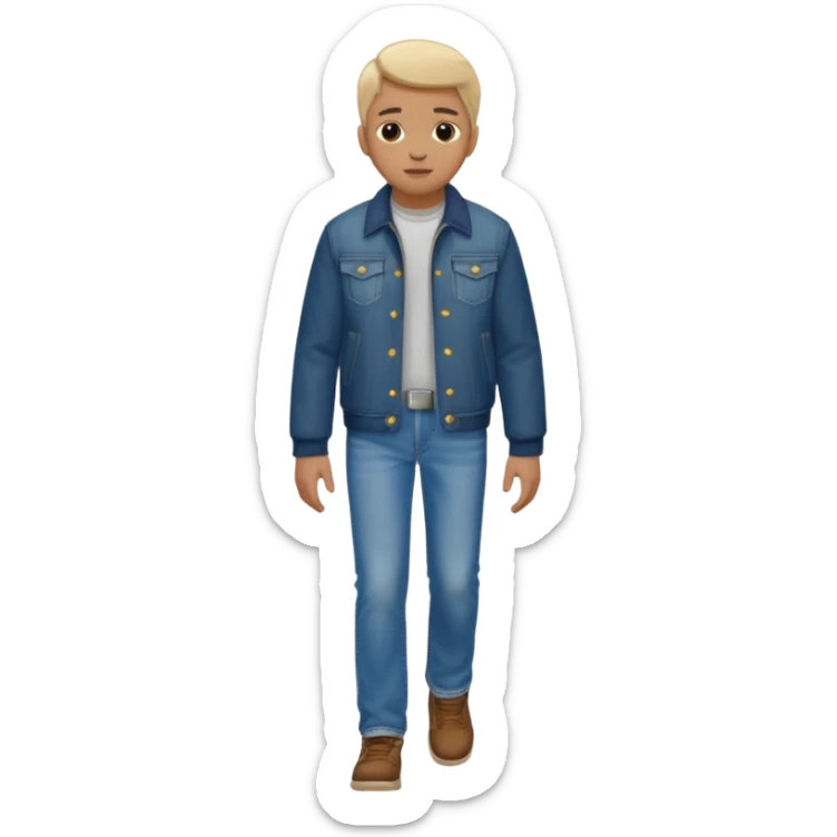 Person walking sticker