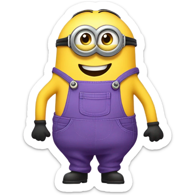 Mega minion mel sticker