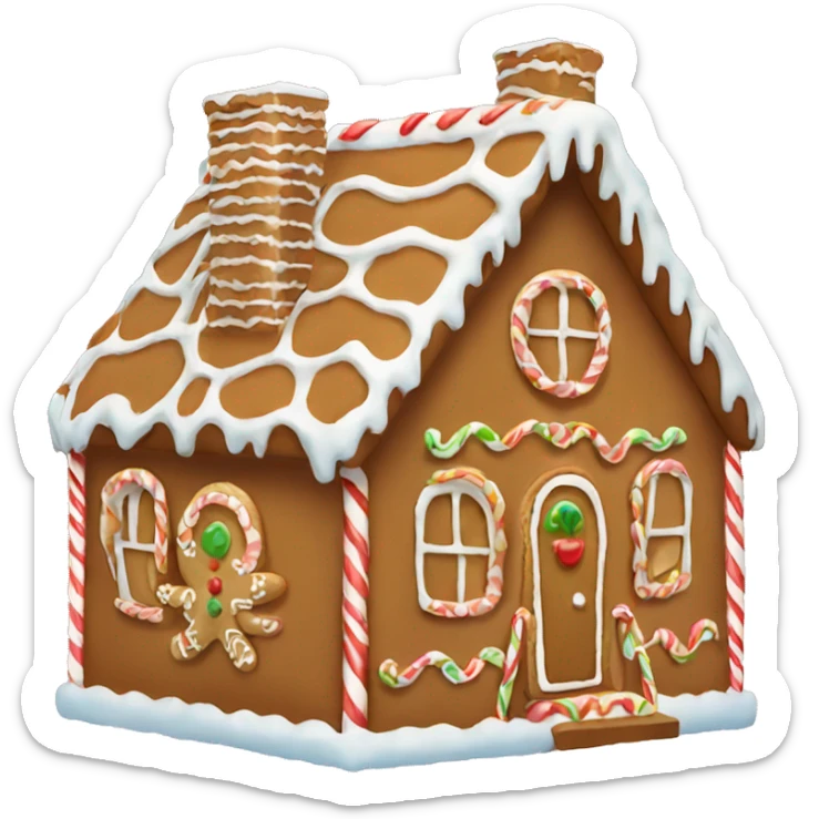 Gingerbread house  sticker