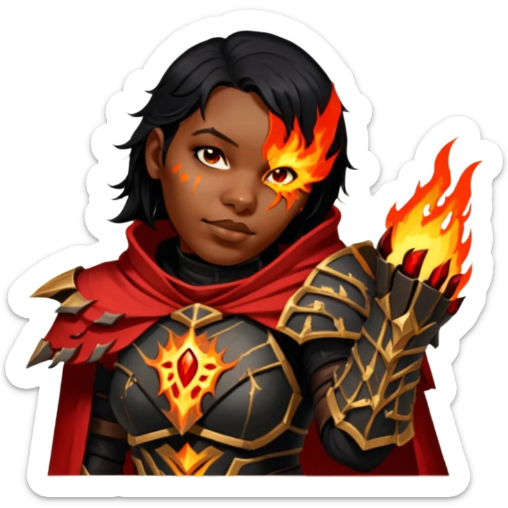 Volcanic Warlock sticker