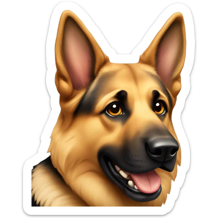 German shepherd  sticker