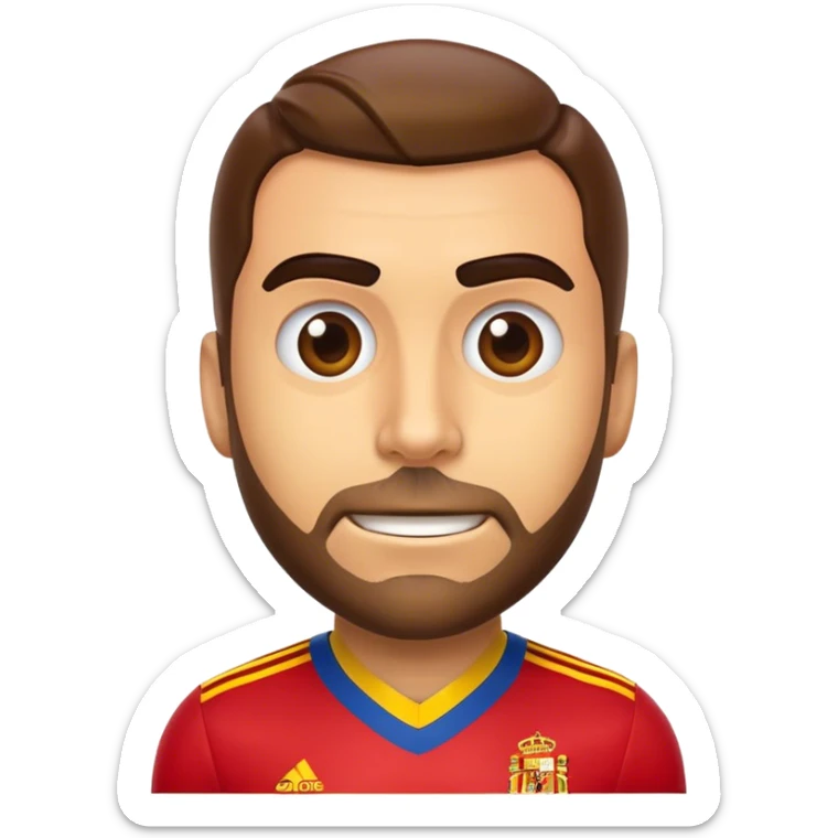 Cinematic Realistic La Liga Pop Culture Emoji, showcasing a dynamic portrayal of Spain's premier football league rendered with lifelike detail and energetic, modern lighting. sticker
