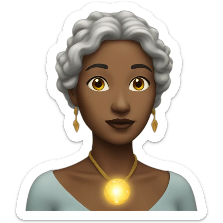 mystical woman sticker