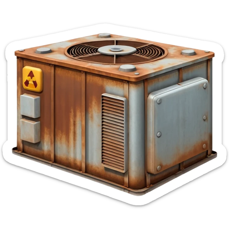 Roof Top HVAC unit sticker