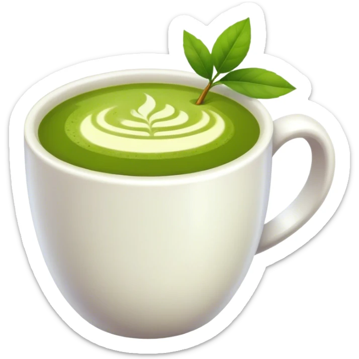 Matcha sticker