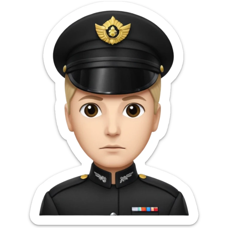 An emoji for discord of an Imperial Officer from star wars sticker