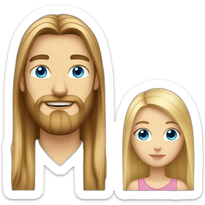 couple-consisting-of-a-white-girl-with-really-long-brown-straight-hair,-taller-white-man-with-blonde-hair-blue-eyes-and-beard sticker