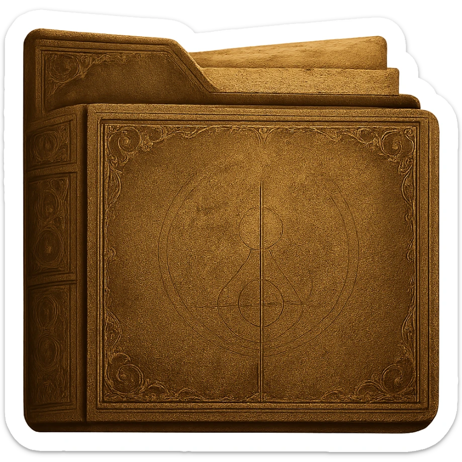 Add a few sheets of paper poking out from the top of the folder. Keep the background transparent. Do not alter the image in any other way. sticker