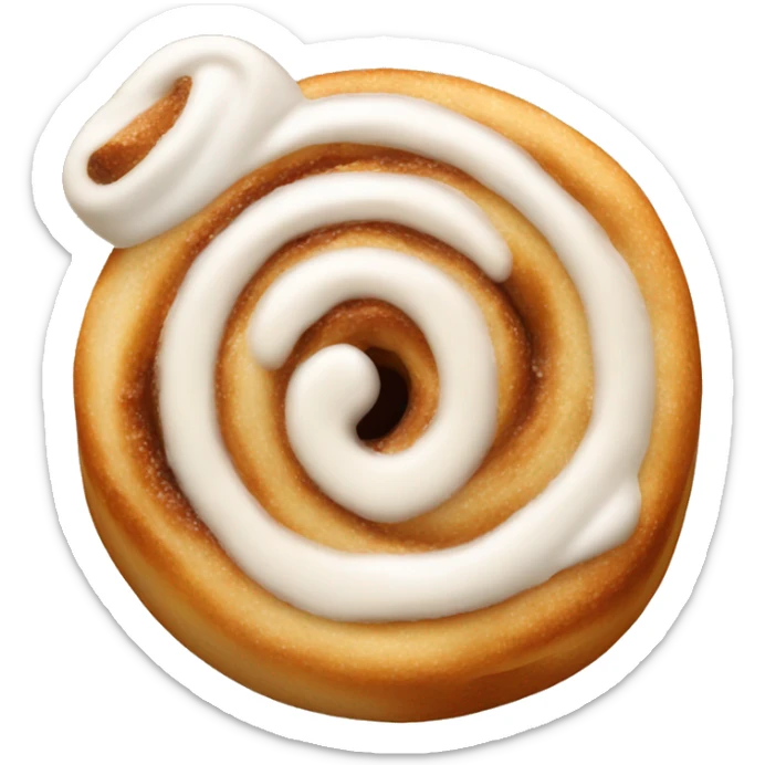 Cinnamon roll sticker
