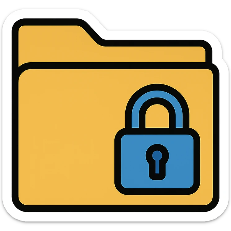 closed icon sticker