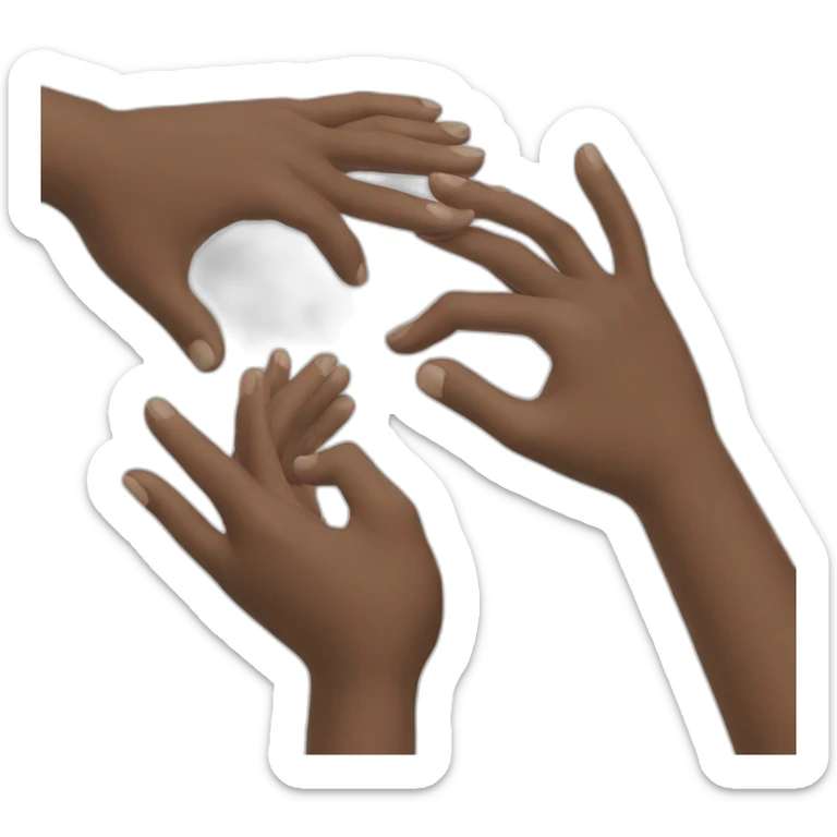hands sticker