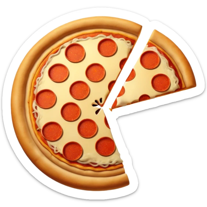 Pizza sticker