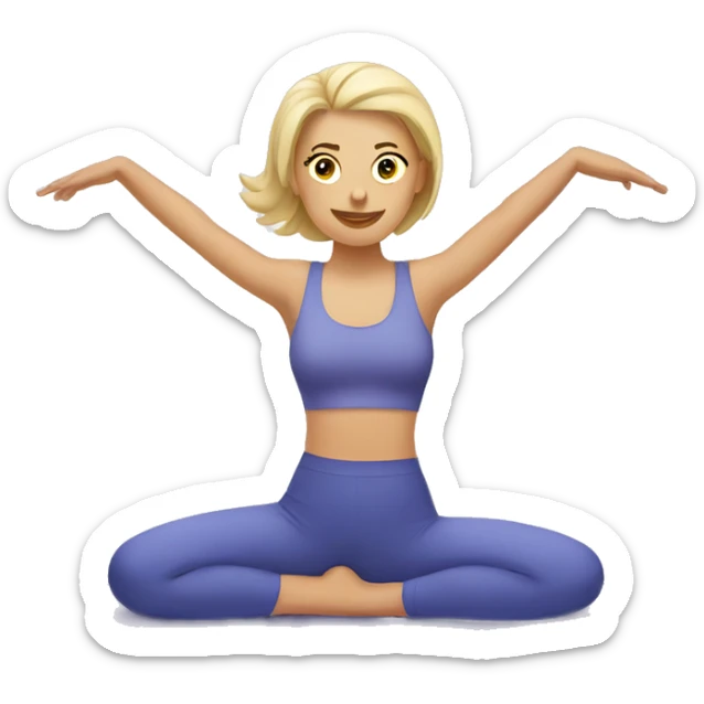 Pilates sticker