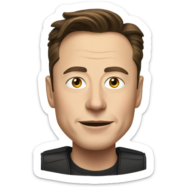 elon musk sticker
