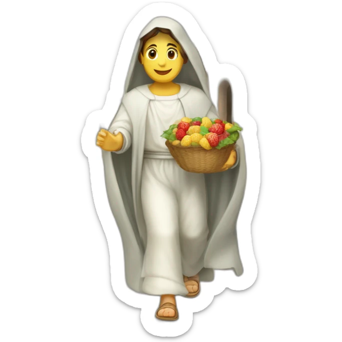 peregrinas caminando por el coto de doñaña para ver a la virgen del rocio sticker