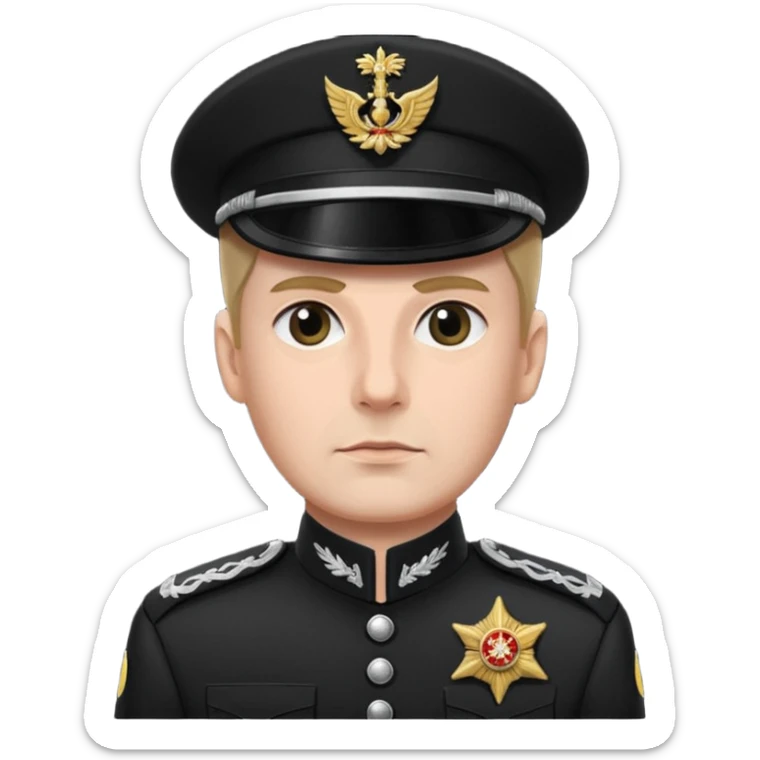 An emoji for discord of an Imperial Officer star wars sticker