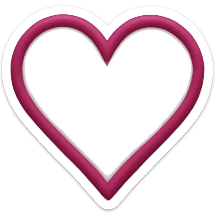 Heart sticker