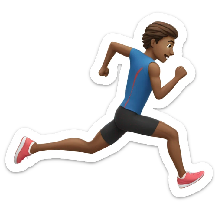 Running sticker