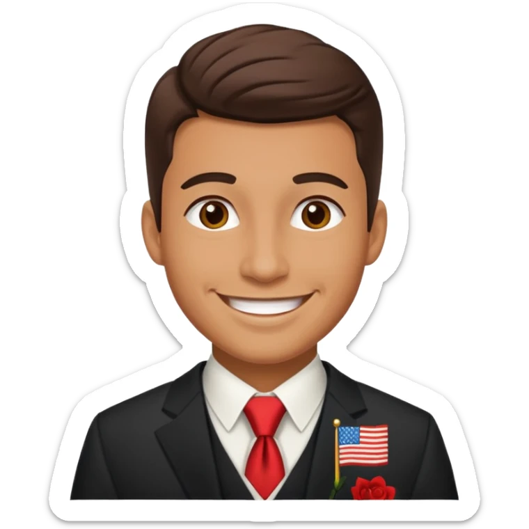 American groom, traditional, culture of american. sticker