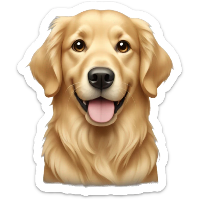 Golden retriever sticker