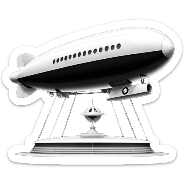 Zeppelin similar to the album cover of Led Zeppelin sticker