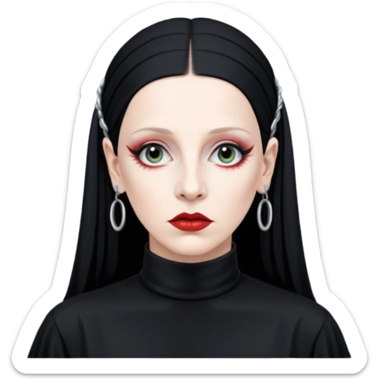 Lene Lovich as seen on the cover of the album Stateless sticker