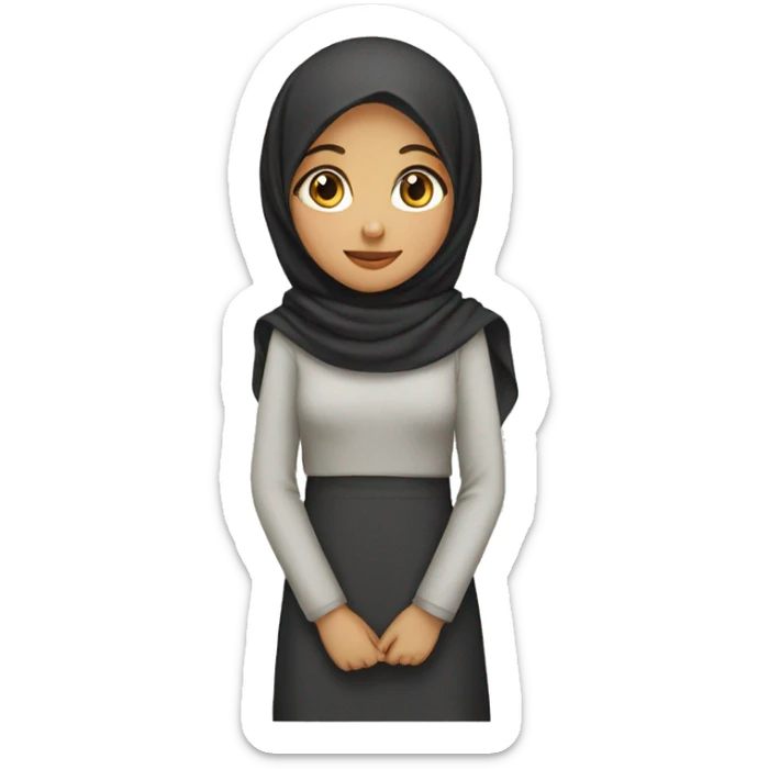 Girl muslim  sticker