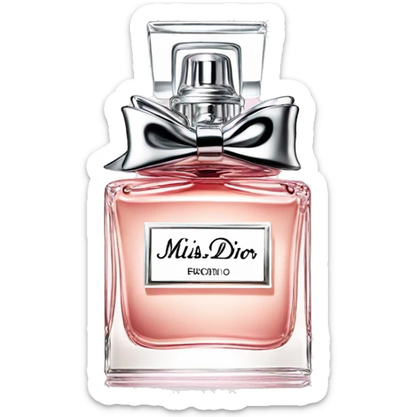 Miss dior perfume sticker