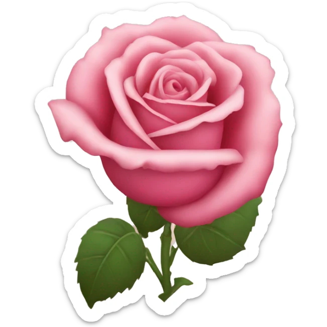 Rose sticker