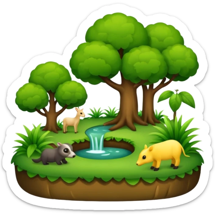 biodiversity without animals sticker