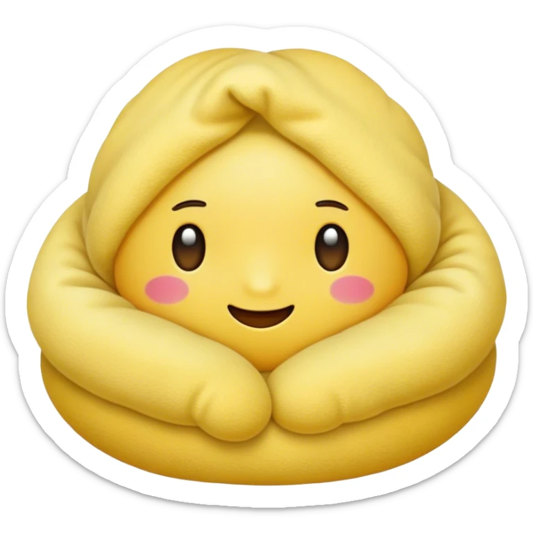 Cozy emoji sticker