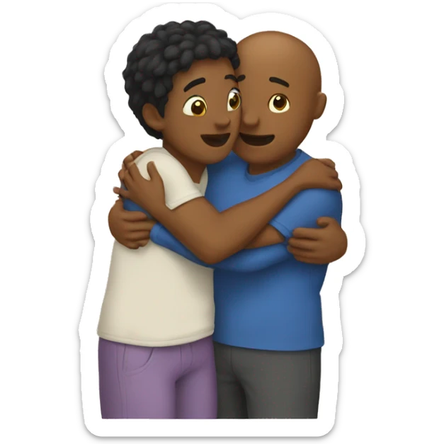 Hug sticker