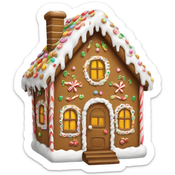 Gingerbread house  sticker