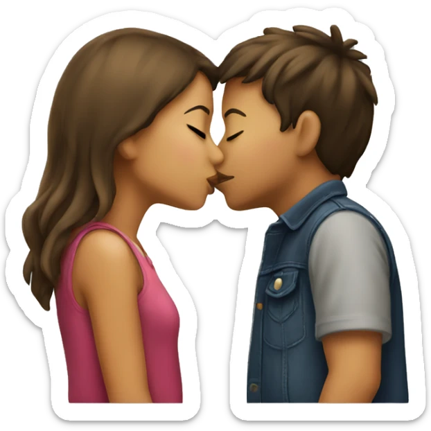 Girls Kissing sticker