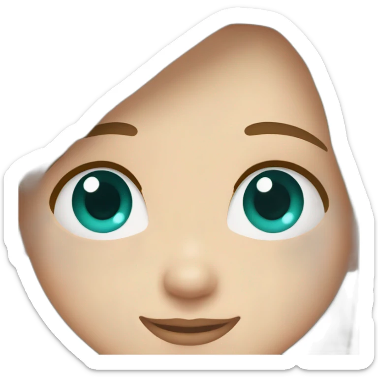 Hug white girls 1 with long straight light brown hair and turquoise eyes 2 brown hair square and brown eyes sticker