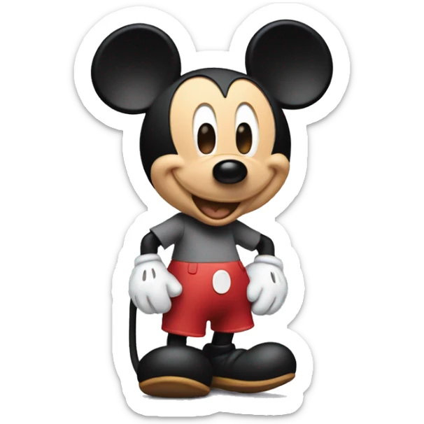 Musk Mickey Mouse sticker
