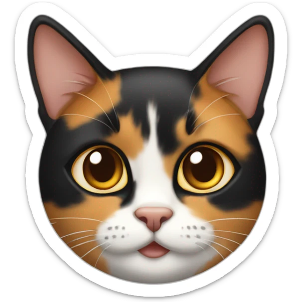 Calico cat  sticker