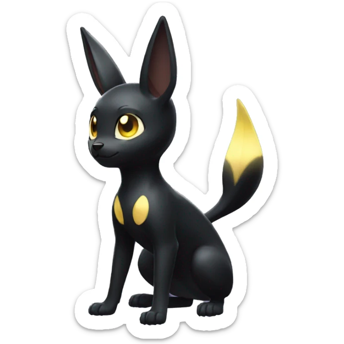  Shiny Umbreon full body sticker