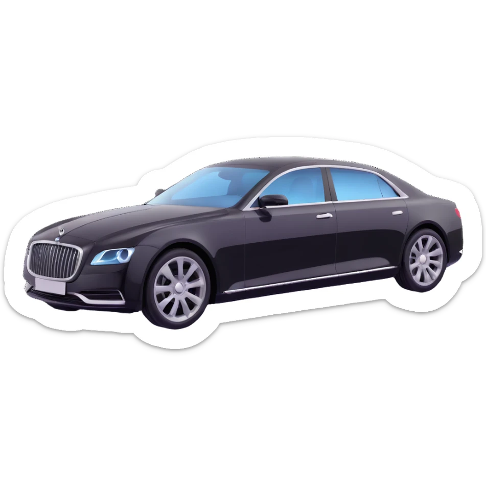luxury black car with a transparent plastic film floating just above the car, as if it is about to be applied, elegant and premium look sticker