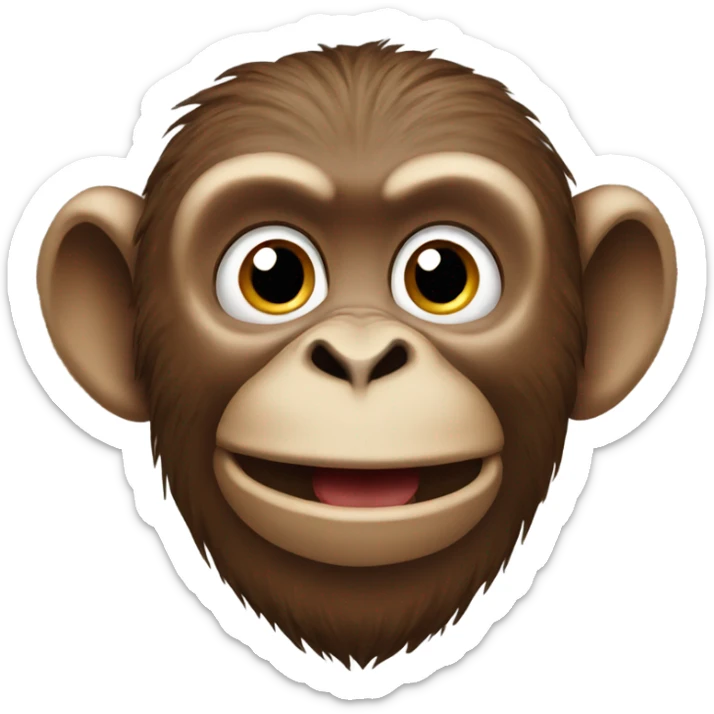Monkey sticker