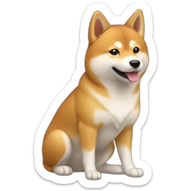 elone musk qui envoie une fusé sur laquelle se trouve un shiba sticker